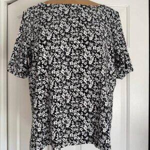 Stretch Cotton Boat Neck